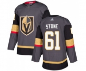Men's Vegas Golden Knights #61 Mark Stone Premier Gray Home Hockey Jersey