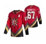 Men's Vegas Golden Knights #67 Max Pacioretty Red 2020-21 Reverse Retro Alternate Hockey Jersey