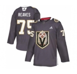 Men's Vegas Golden Knights #75 Ryan Reaves Grey Latino Heritage Night Stitched Hockey Jersey