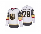 Men's Vegas Golden Knights #78 Pierre-Edouard Bellemare White 2017-2018 Season Jersey