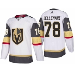 Vegas Golden Knights #78 Pierre-Edouard Bellemare White 2017-2018 Season Stitched NHL Jersey