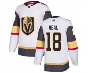 Women Adidas Vegas Golden Knights #18 James Neal Authentic White Away NHL Jersey