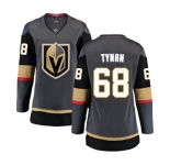 Women's Vegas Golden Knights #68 T.J. Tynan Authentic Black Home Fanatics Branded Breakaway NHL Jersey