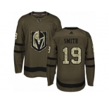 Youth Adidas Vegas Golden Knights #19 Reilly Smith Authentic Green Salute to Service NHL Jersey