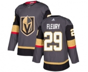 Youth Adidas Vegas Golden Knights #29 Marc-Andre Fleury Authentic Gray Home NHL Jersey