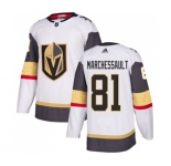 Youth Adidas Vegas Golden Knights #81 Jonathan Marchessault Authentic White Away NHL Jersey