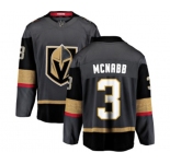 Youth Vegas Golden Knights #3 Brayden McNabb Authentic Black Home Fanatics Branded Breakaway NHL Jersey
