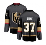 Youth Vegas Golden Knights #37 Reid Duke Authentic Black Home Fanatics Branded Breakaway NHL Jersey