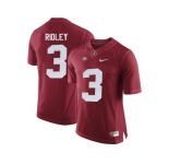 2016 Alabama Crimson Tide Calvin Ridley #3 College Football Limited Jersey - Crimson
