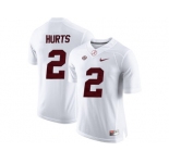 2016 Alabama Crimson Tide Jalen Hurts #2 College Football Limited Jerseys - White