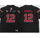 Men's Alabama Crimson Tide #12 Keelon Russell Black 2026 F.U.S.E Stitched Football Jersey