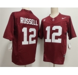 Men's Alabama Crimson Tide #12 Keelon Russell Red 2026 F.U.S.E Stitched Football Jersey
