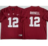 Men's Alabama Crimson Tide #12 Keelon Russell Red 2026 Stitched Football Jersey
