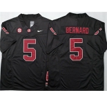 Men's Alabama Crimson Tide #5 Germie Bernard Black F.U.S.E Stitched Football Jersey
