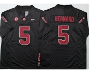Men's Alabama Crimson Tide #5 Germie Bernard Black F.U.S.E Stitched Football Jersey