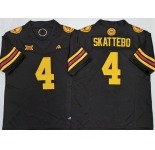 Men's Arizona State Sun Devils #4 Cam Skattebo Black 2025 F.U.S.E. Vapor Limited Stitched Jersey