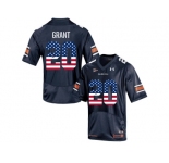 2016 US Flag Fashion Men's Under Armour Corey Grant #20 Auburn Tigers College Football Jersey - Navy Blue