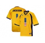 2016 US Flag Fashion Men's California Golden Bears DeSean Jackson #1 College Football Jersey - Golden