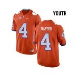 2016 Youth Clemson Tigers DeShaun Watson #4 College Football Limited Jersey - Orange