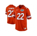 Florida Gators E.Smith #22 College Football Jersey - Orange