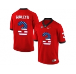 2016 US Flag Fashion-Men's Georgia Bulldogs Todd Gurley II #3 College Football Limited Jerseys - Red