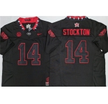Men's Georgia Bulldogs #14 Gunner Stockton White 2026 F.U.S.E. Stitched Jersey