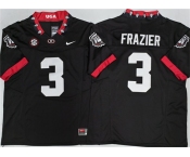 Men's Georgia Bulldogs #3 Nate Frazier Black 2025 F.U.S.E. Stitched Jersey