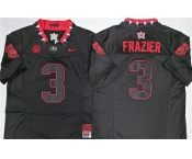 Men's Georgia Bulldogs #3 Nate Frazier Black 2026 F.U.S.E. Stitched Jersey