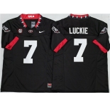Mens Georgia Bulldogs #7 Lawson Luckie Black 2025 F.U.S.E. Stitched Jersey