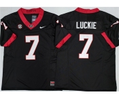 Men's Georgia Bulldogs #7 Lawson Luckie Black 2025 F.U.S.E. Stitched Jersey