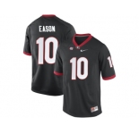 Men's Georgia Bulldogs Jacob Eason #0 College Football Limited Jerseys - Black