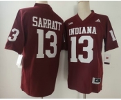 Men's Indiana Hoosiers #13 Elijah Sarratt Limited Red FUSE College Football Jersey