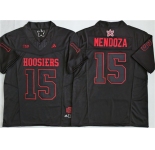 Men's Indiana Hoosiers #15 Fernando Mendoza Black F.U.S.E. Stitched Jersey