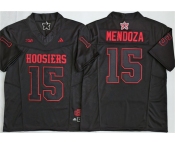 Men's Indiana Hoosiers #15 Fernando Mendoza Black F.U.S.E. Stitched Jersey