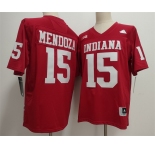 Men's Indiana Hoosiers #15 Fernando Mendoza Red 2026 Stitched Basketball Jersey