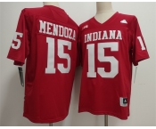 Men's Indiana Hoosiers #15 Fernando Mendoza Red 2026 Stitched Basketball Jersey