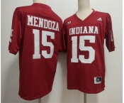 Men's Indiana Hoosiers #15 Fernando Mendoza Red Stitched Basketball Jerseys