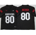 Men's Indiana Hoosiers #80 Charlie Becker Black 2026 F.U.S.E. Stitched Basketball Jersey