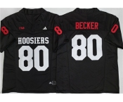 Men's Indiana Hoosiers #80 Charlie Becker Black 2026 F.U.S.E. Stitched Basketball Jersey