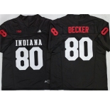 Men's Indiana Hoosiers #80 Charlie Becker Black F.U.S.E. Stitched Basketball Jersey