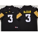 Men's Iowa Hawkeyes #3 Cooper DeJean Black Stitched Jersey