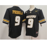 Men's Missouri Tigers #9 Beau Pribula F.U.S.E. Black Stitched Jersey