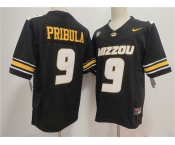 Men's Missouri Tigers #9 Beau Pribula F.U.S.E. Black Stitched Jersey