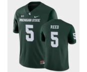 Men Michigan State Spartans #5 Jayden Reed College Football Green Game Jersey