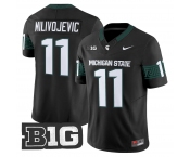Men's Michigan State Spartans #11 ALESSIO MILIVOJEVIC 2026 Vapor Limited Black Jersey