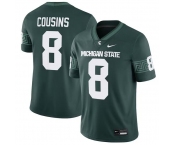 Men's Michigan State Spartans #8 Kirk Cousins Green Vapor Limited Stitched Football Jersey
