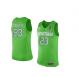 Michigan State Spartans Draymond Green #23 College Basketball Authentic Jersey - Apple Green