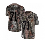 Men's Nike New England Patriots #71 Danny Shelton Camo Rush Realtree Limited NFL Jersey