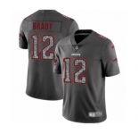 Youth Nike New England Patriots #12 Tom Brady Gray Static Untouchable Limited NFL Jersey