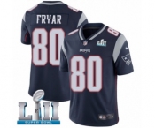 Youth Nike New England Patriots #80 Irving Fryar Navy Blue Team Color Vapor Untouchable Limited Player Super Bowl LII NFL Jersey